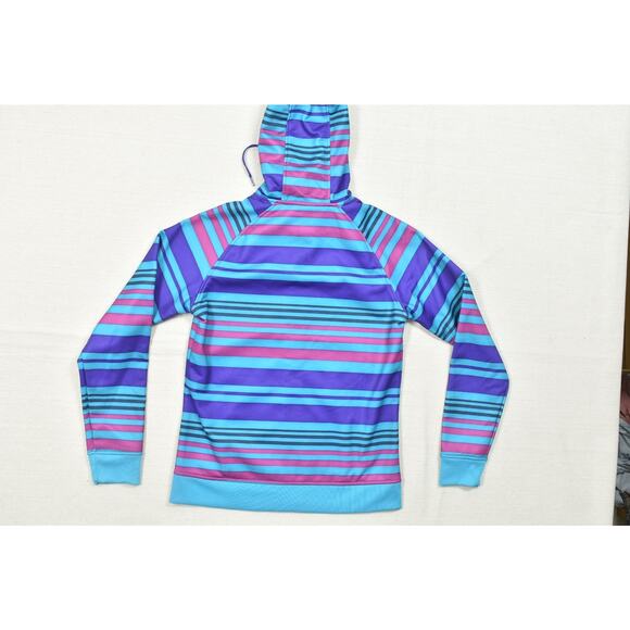 Under Armour Women's Semi-Fitted Striped Full Zip Hoodie Size SM/P - Picture 3 of 8